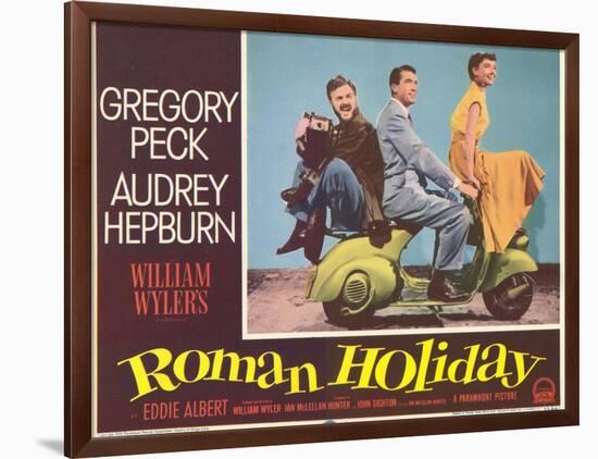 Roman Holiday, 1953-null-Framed Art Print