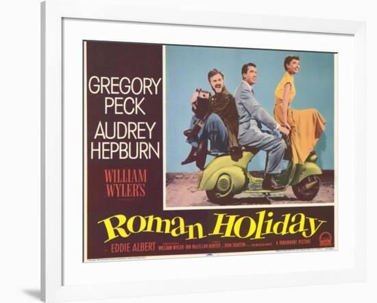 Roman Holiday, 1953-null-Framed Art Print