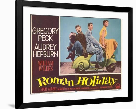 Roman Holiday, 1953-null-Framed Art Print