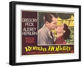 Roman Holiday, 1953-null-Framed Art Print