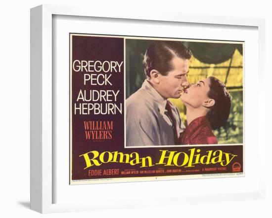 Roman Holiday, 1953-null-Framed Art Print