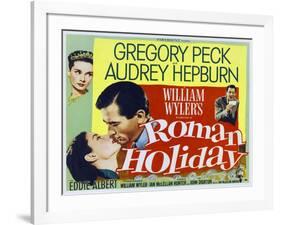 Roman Holiday, 1953-null-Framed Art Print