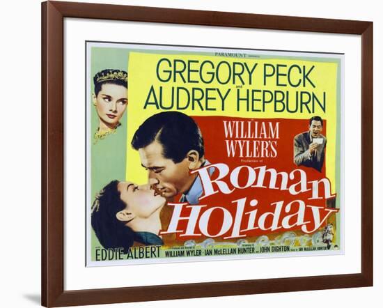 Roman Holiday, 1953-null-Framed Art Print