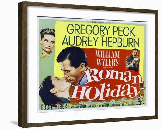 Roman Holiday, 1953-null-Framed Art Print