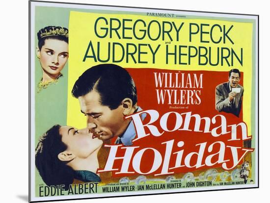 Roman Holiday, 1953-null-Mounted Art Print