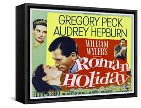 Roman Holiday, 1953-null-Framed Stretched Canvas