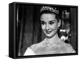 Roman Holiday, Audrey Hepburn, 1953-null-Framed Stretched Canvas