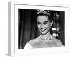 Roman Holiday, Audrey Hepburn, 1953-null-Framed Photo