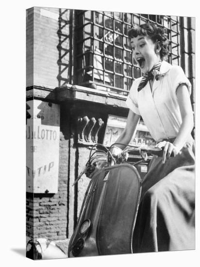 Roman Holiday, Audrey Hepburn, 1953-null-Stretched Canvas