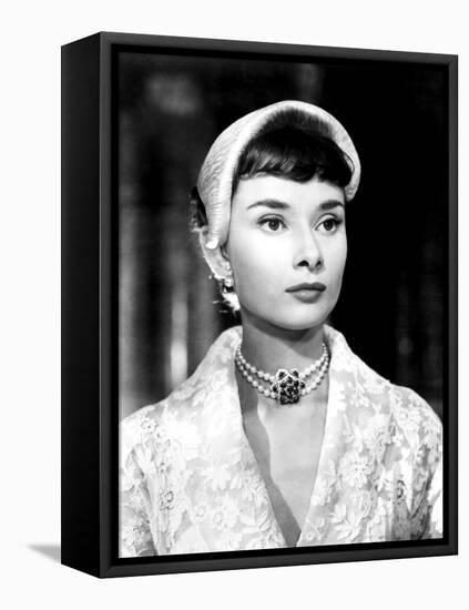 Roman Holiday, Audrey Hepburn, 1953-null-Framed Stretched Canvas