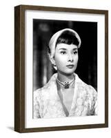 Roman Holiday, Audrey Hepburn, 1953-null-Framed Photo