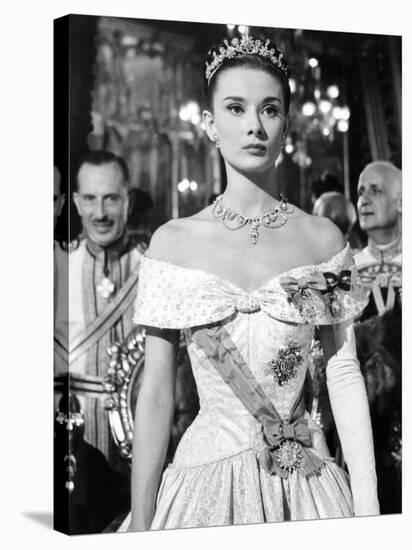 Roman Holiday, Audrey Hepburn, 1953-null-Stretched Canvas