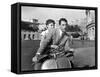 Roman Holiday, Audrey Hepburn, Gregory Peck, 1953-null-Framed Stretched Canvas