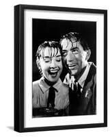 Roman Holiday, Audrey Hepburn, Gregory Peck, 1953-null-Framed Photo