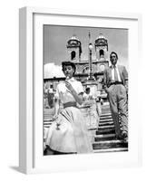 Roman Holiday, Audrey Hepburn, Gregory Peck, 1953-null-Framed Photo