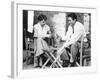 Roman Holiday, Audrey Hepburn, Gregory Peck, Playing CArds on Set, 1953-null-Framed Photo