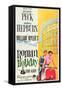 Roman Holiday, Eddie Albert, Gregory Peck, Audrey Hepburn, 1953-null-Framed Stretched Canvas