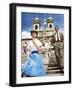 ROMAN HOLIDAY, from left: Audrey Hepburn, Gregory Peck, 1953-null-Framed Photo