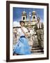 ROMAN HOLIDAY, from left: Audrey Hepburn, Gregory Peck, 1953-null-Framed Photo