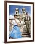 ROMAN HOLIDAY, from left: Audrey Hepburn, Gregory Peck, 1953-null-Framed Photo