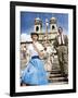 ROMAN HOLIDAY, from left: Audrey Hepburn, Gregory Peck, 1953-null-Framed Photo