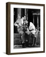 Roman Holiday, Gregory Peck, Audrey Hepburn, 1953-null-Framed Photo