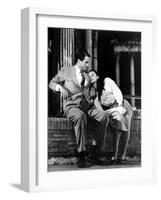 Roman Holiday, Gregory Peck, Audrey Hepburn, 1953-null-Framed Photo