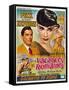 Roman Holiday, Gregory Peck, Audrey Hepburn, 1953-null-Framed Stretched Canvas