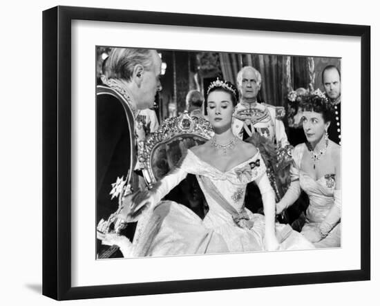 Roman Holiday, Harcourt Williams, Audrey Hepburn, Margaret Rawlings, 1953-null-Framed Photo