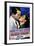 Roman Holiday, Left to Right: Gregory Peck, Audrey Hepburn on Italian Poster Art, 1953-null-Framed Art Print