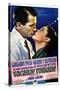 Roman Holiday, Left to Right: Gregory Peck, Audrey Hepburn on Italian Poster Art, 1953-null-Stretched Canvas