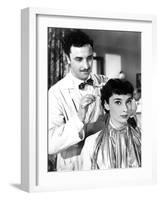 Roman Holiday, Paolo Carlini, Audrey Hepburn, 1953-null-Framed Photo