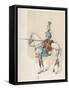 Roman Horse Soldier-Louis Vallet-Framed Stretched Canvas