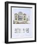 Roman House, from 'Town and Country Houses Based on the Modern Houses of Paris', C.1864-Olive-Framed Giclee Print