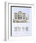 Roman House, from 'Town and Country Houses Based on the Modern Houses of Paris', C.1864-Olive-Framed Giclee Print