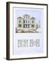 Roman House, from 'Town and Country Houses Based on the Modern Houses of Paris', C.1864-Olive-Framed Giclee Print