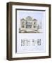 Roman House, from 'Town and Country Houses Based on the Modern Houses of Paris', C.1864-Olive-Framed Premium Giclee Print