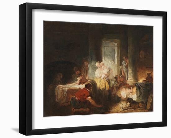 Roman Interior, c.1760-Jean-Honore Fragonard-Framed Giclee Print