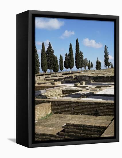 Roman Italica, Birthplace of Trajan, Seville, Spain-Sheila Terry-Framed Stretched Canvas