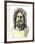 Roman Jupiter, or Zeus in Greek Mythology, God of the Sky and of Laws-null-Framed Giclee Print