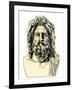 Roman Jupiter, or Zeus in Greek Mythology, God of the Sky and of Laws-null-Framed Giclee Print