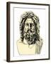 Roman Jupiter, or Zeus in Greek Mythology, God of the Sky and of Laws-null-Framed Giclee Print