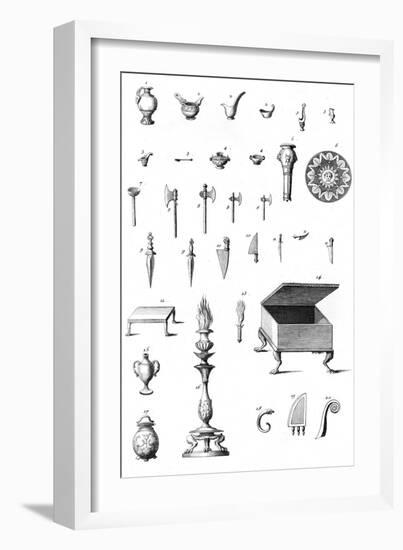 Roman Knives and Axes-null-Framed Art Print