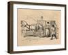 'Roman Lady Shopping', 1852-John Leech-Framed Giclee Print