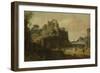 Roman Landscape with the Palatine to the Left and Part of the Roman Forum on the Right-Pieter Anthonisz Groenewegen-Framed Art Print