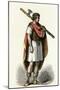 Roman Lictor Bearing the Fasces, the Symbol of His Office-null-Mounted Giclee Print