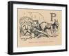 'Roman Lion and Falerian Jackass', 1852-John Leech-Framed Giclee Print