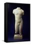 Roman Male Torso of a Youthful Figure, after a Polyclitan Bronze Original of the 5th Century BC-null-Framed Stretched Canvas