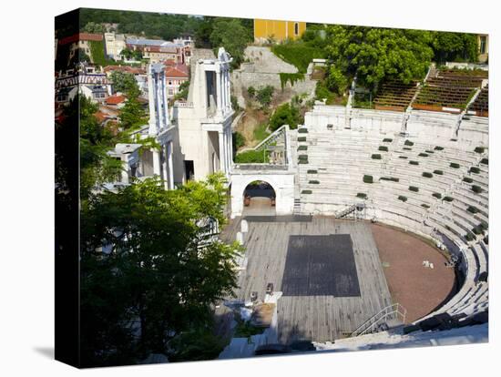 Roman Marble Amphitheatre Built in the 2nd Century, Plovidv, Bulgaria, Europe-Dallas & John Heaton-Stretched Canvas