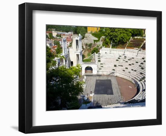 Roman Marble Amphitheatre Built in the 2nd Century, Plovidv, Bulgaria, Europe-Dallas & John Heaton-Framed Photographic Print